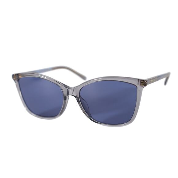 Jimmy Choo Cat Eye Women's Designer Sunglasses - Transparent Grey / Blue - NWT - Picture 2 of 8